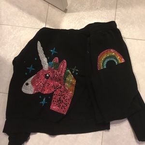 Unicorn jacket with pants
